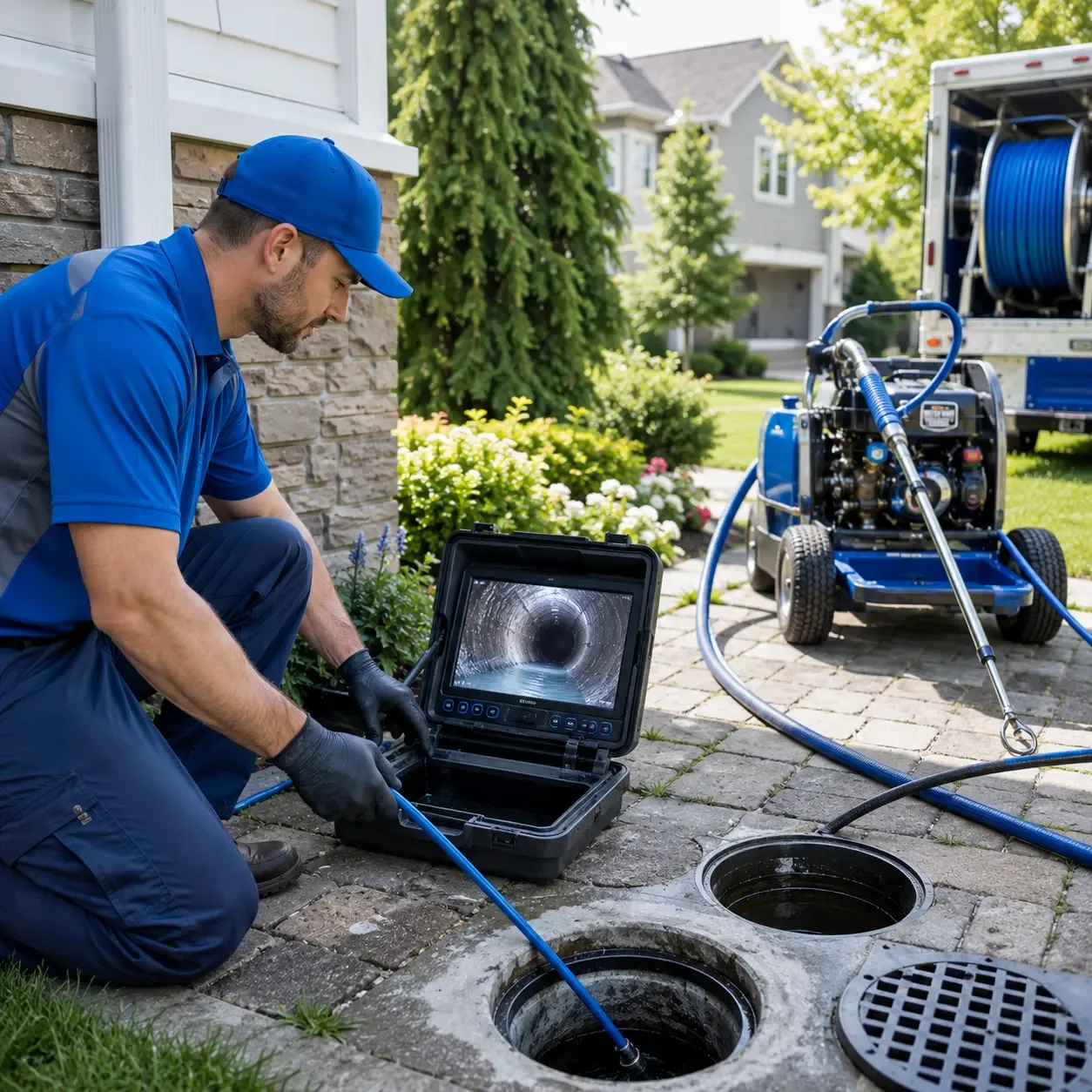 Outdoor drain cleaning professionals serving Panhandle, TX